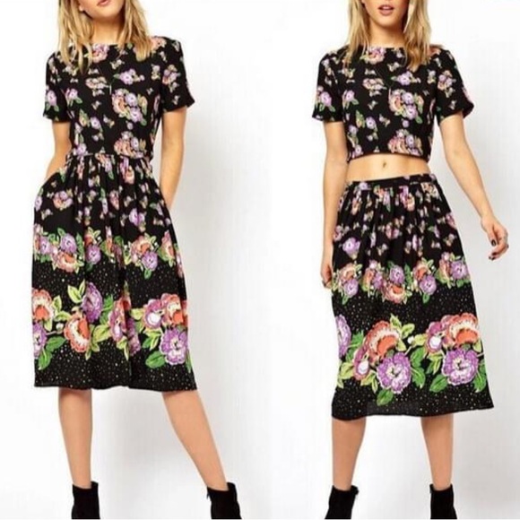 ASOS Floral Skirt Set - Picture 1 of 11